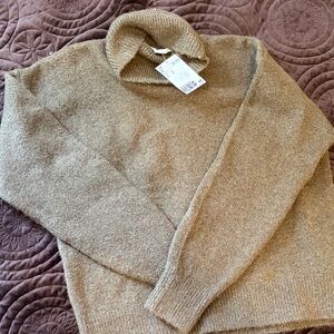 H&M Classic Brown Turtleneck Sweater